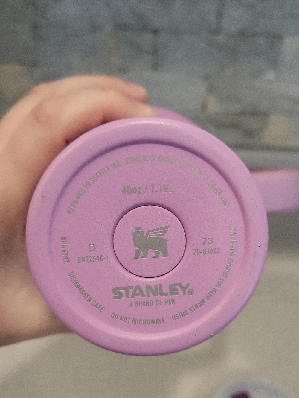 Stanley Lilac Travel 40 oz. Tumbler *No Straw* - Picture 9 of 9